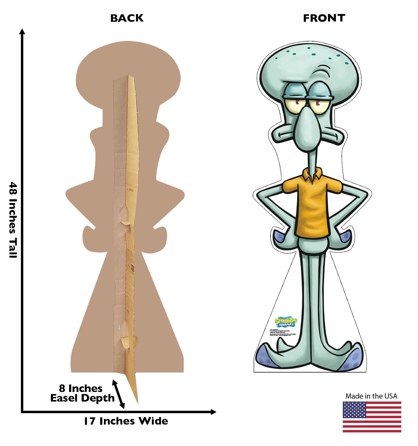 Squidward Life-Size Cardboard Cutout - All Cutouts