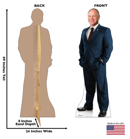 Tim Walz Life-Size Cardboard Cutout - All Cutouts