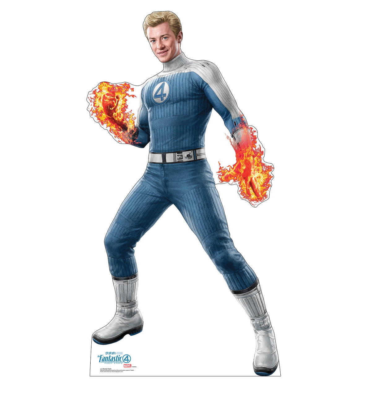 Life-Size Human Torch Cardboard Cutout