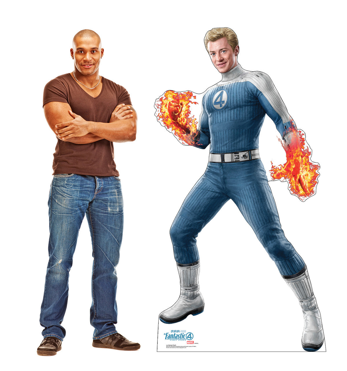 Life-Size Human Torch Cardboard Cutout