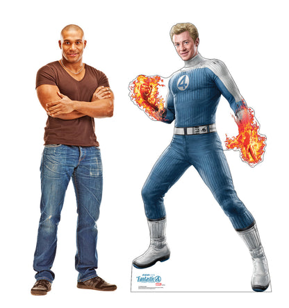 Life-Size Human Torch Cardboard Cutout