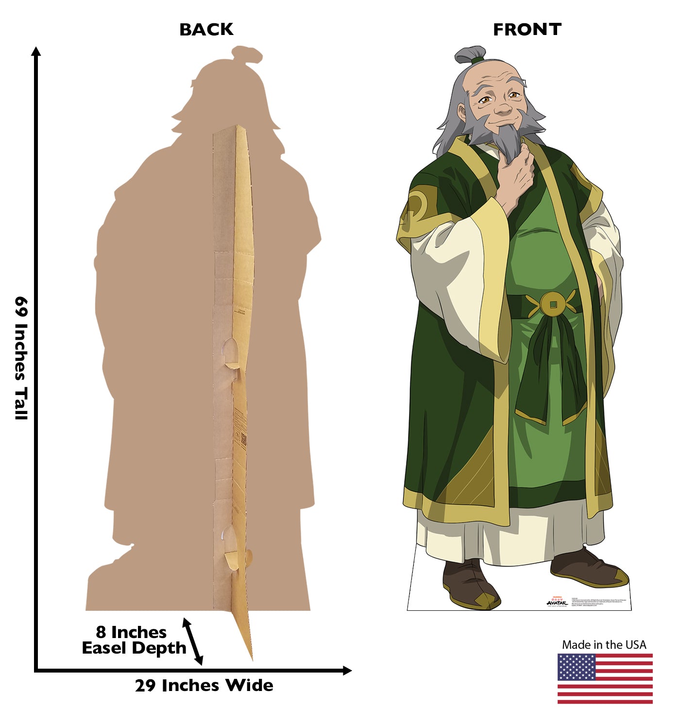 Iroh Life-Size Cardboard Cutout - All Cutouts