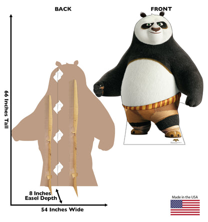 Life-Size Po Character (Kung Fu Panda 4) Cardboard Cutout - All Cutouts