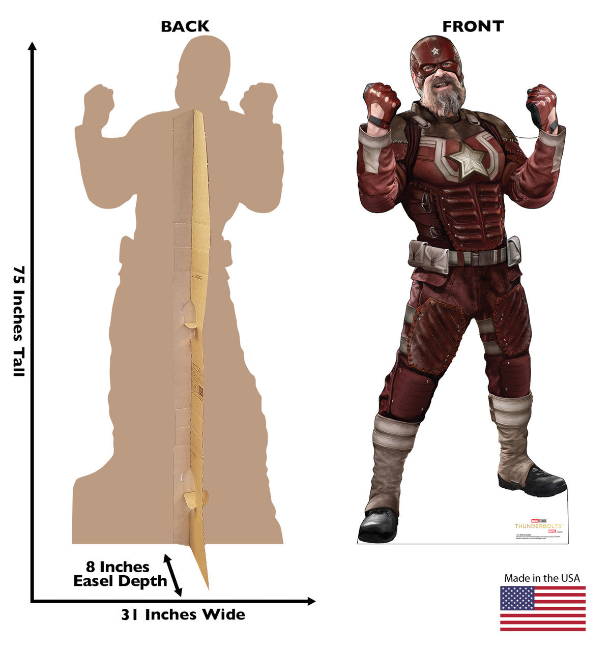 Life-Size Red Guardian Cardboard Cutout - All Cutouts
