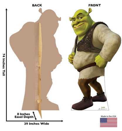 Life-Size Shrek Cardboard Cutout - All Cutouts