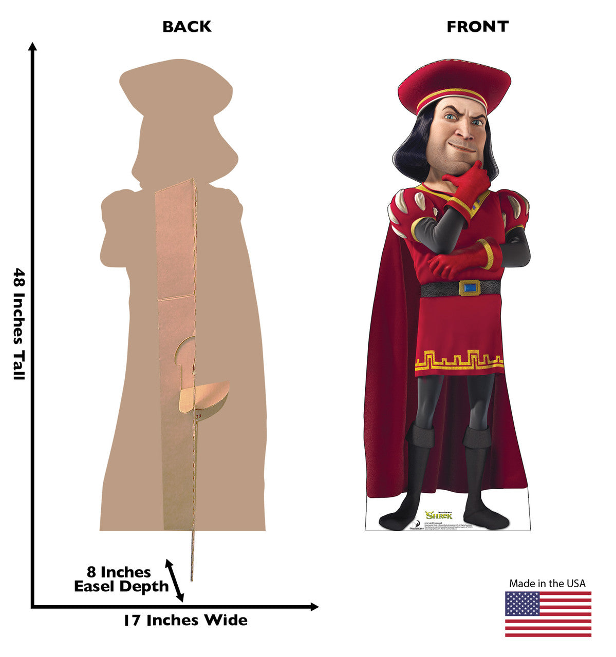 Lord Farquaad Life-Size Cardboard Cutout - All Cutouts