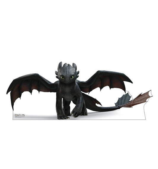 Life-Size Toothless Cardboard Cutout