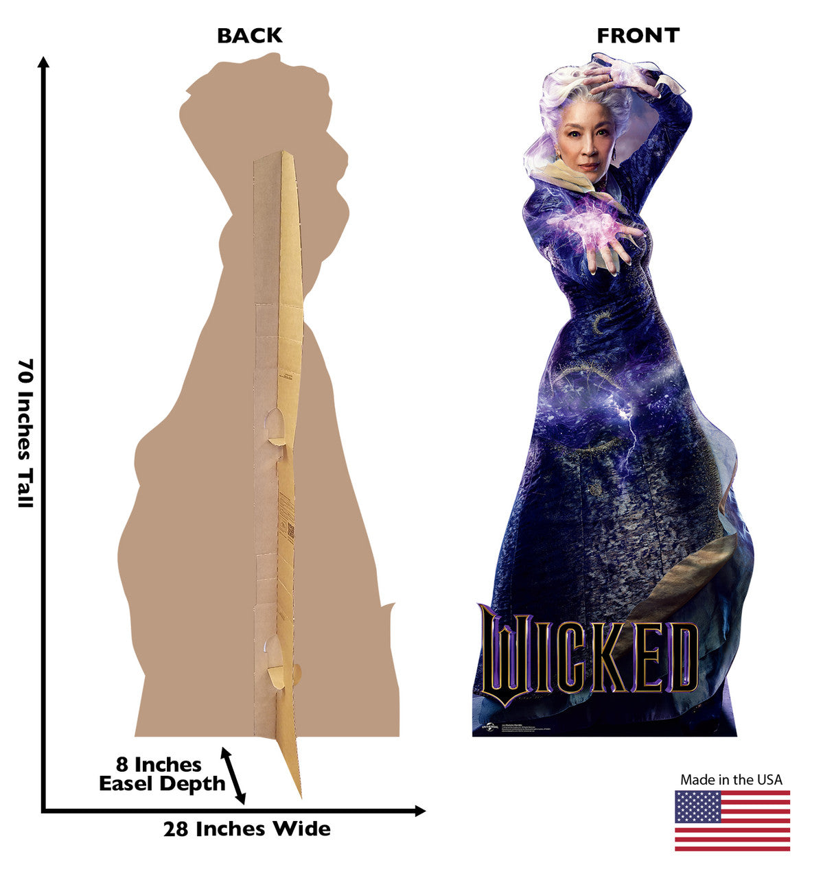 Life-Size Madame Morrible Cardboard Cutout - All Cutouts