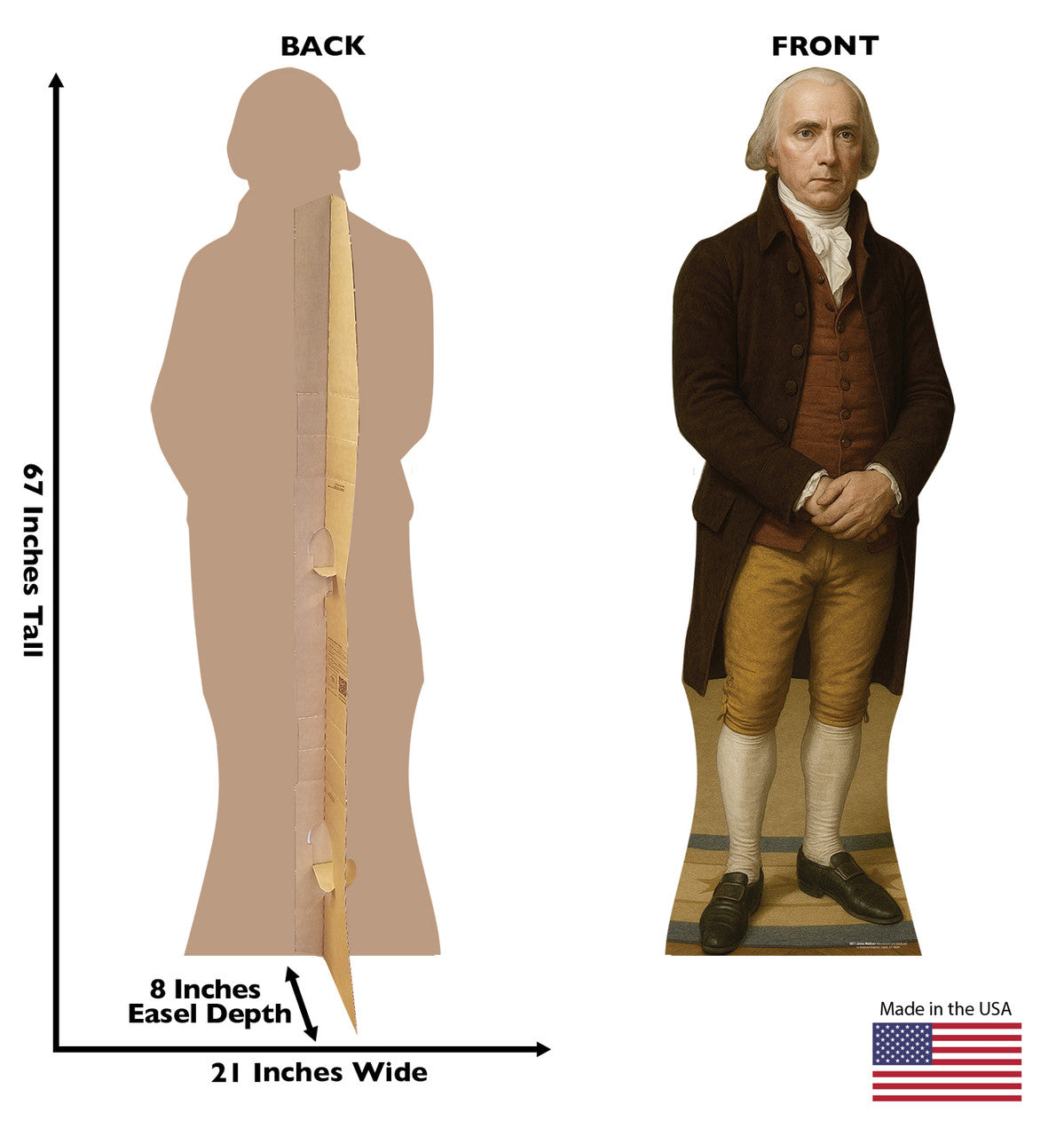 Life-Size James Madison Cardboard Cutout - All Cutouts