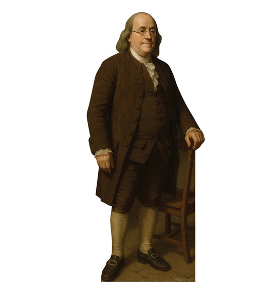 Life-Size Benjamin Franklin Cardboard Cutout - All Cutouts
