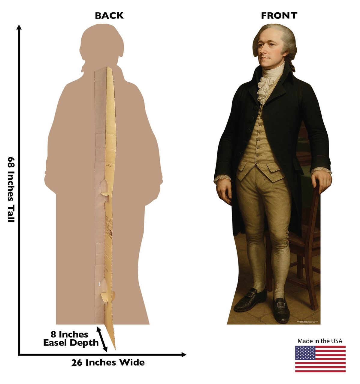 Life-Size Alexander Hamilton Cardboard Cutout - All Cutouts