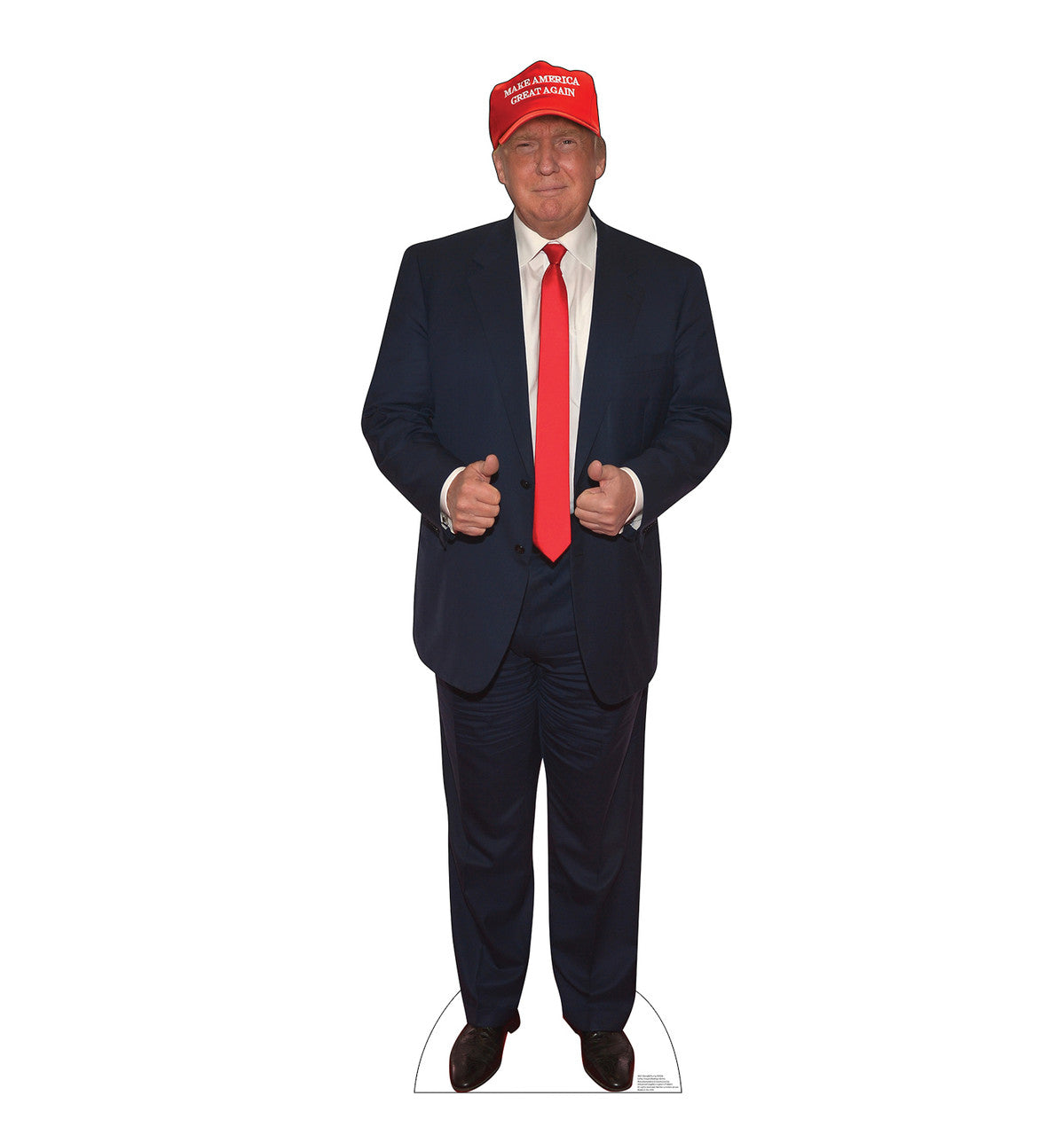 Life-Size Donald Trump MAGA Hat Cardboard Cutout - All Cutouts
