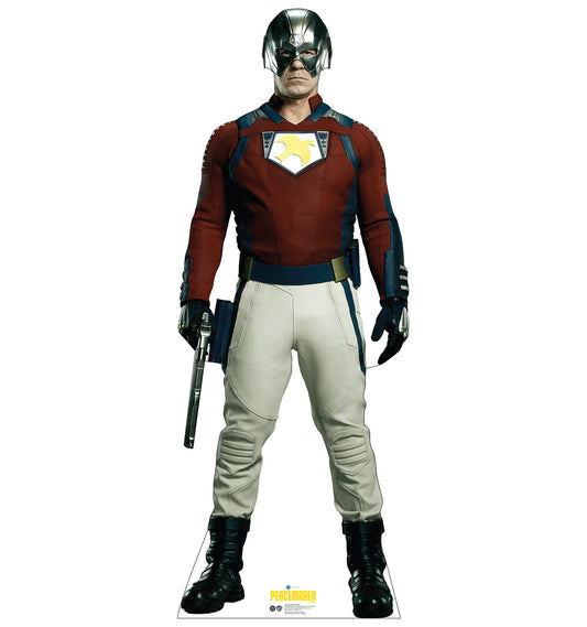 Life-Size Peacemaker Helmet Cardboard Cutout - All Cutouts