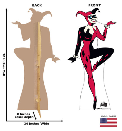 Life-Size  Harley Quinn (Animated Series 1992) Cardboard Cutout