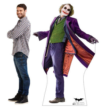 Life-Size The Joker (The Dark Knight 2008) Cardboard Cutout