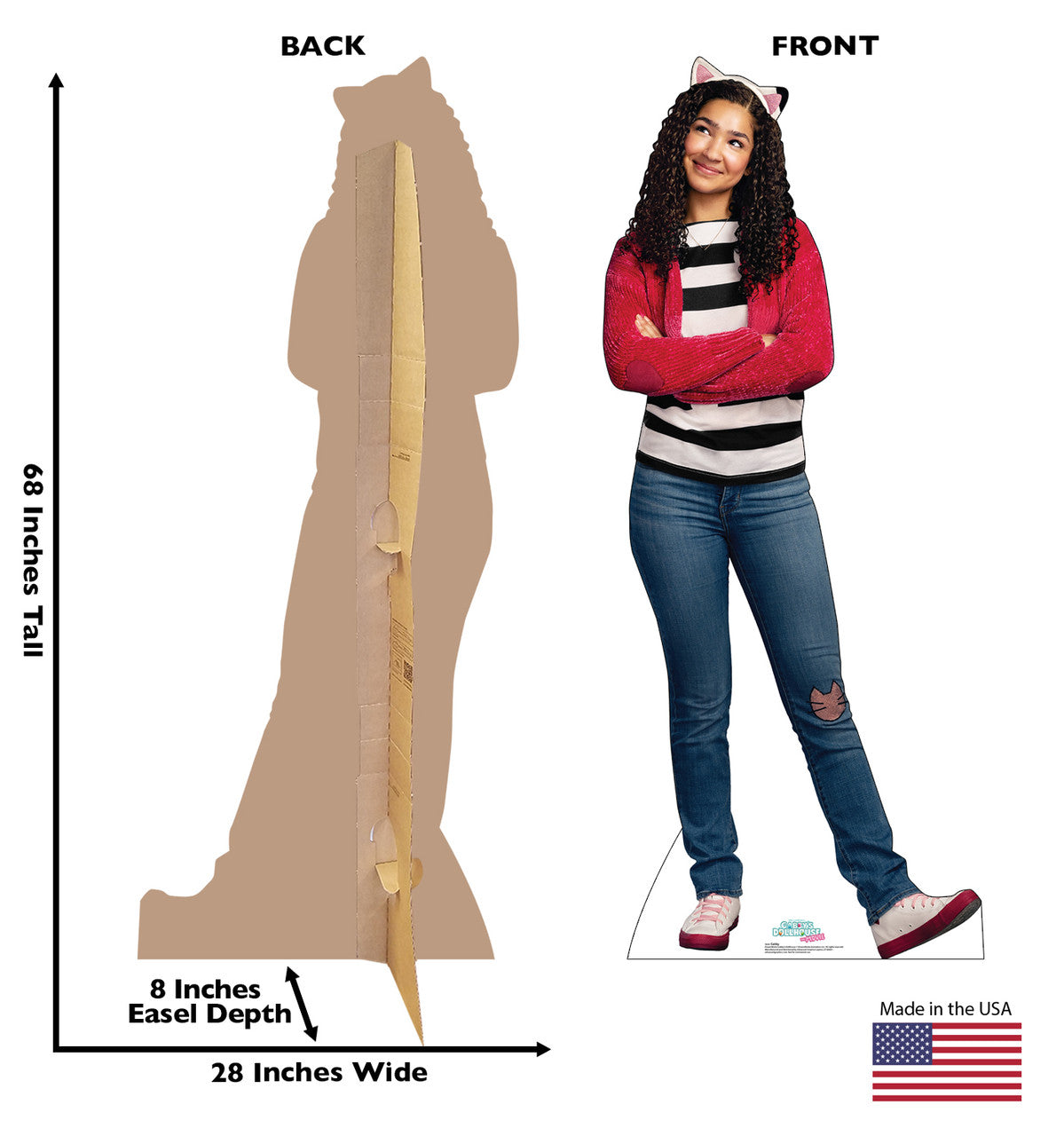 Life-size Gabby Cardboard Standup Cutout