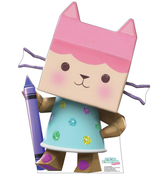 Life-size Box Cat Baby Life-Size Cardboard Cutout