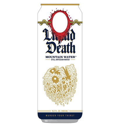 Life-Size Liquid Death Standin Cardboard Cutout - All Cutouts