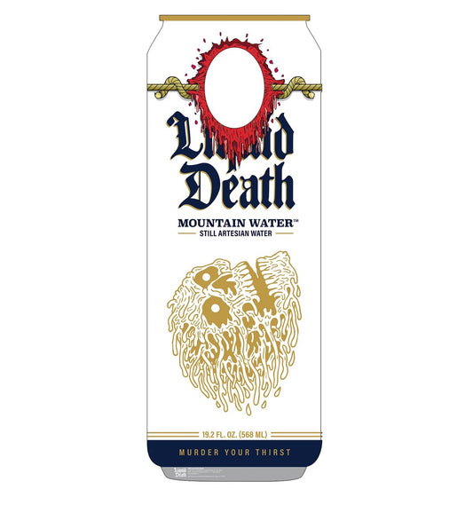 Life-Size Liquid Death Standin Cardboard Cutout - All Cutouts