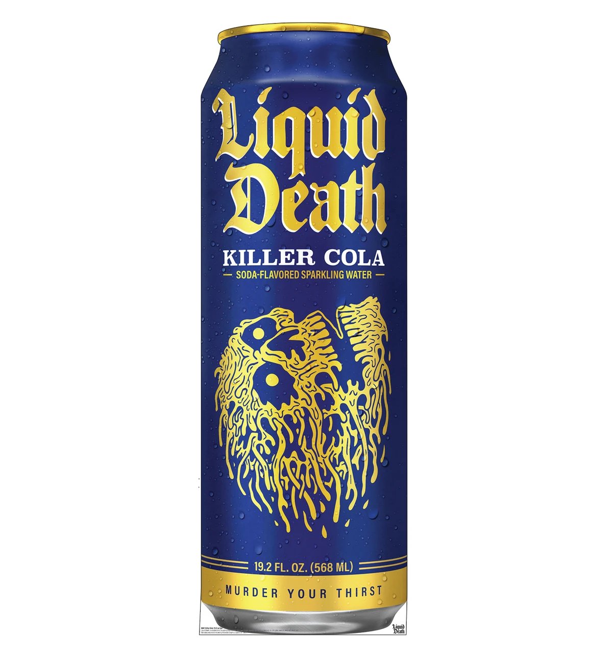 Life-Size Killer Cola 19.2 oz Can (Liquid Death) Cardboard Cutout - All Cutouts