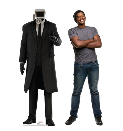 Life-Size Cameraman (Skibidi Toilet) Cardboard Cutout - All Cutouts