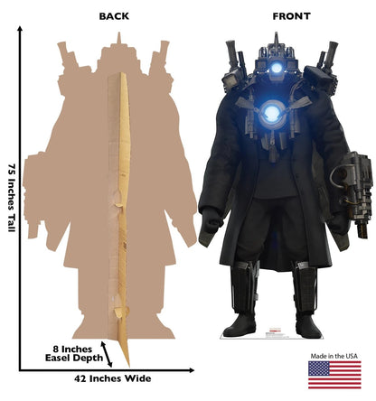 Life-Size Titan Cameraman (Skibidi Toilet) Cardboard Cutout - All Cutouts