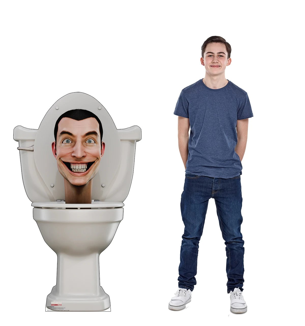 Life-Size Skibidi Toilet Character Cardboard Cutout - All Cutouts