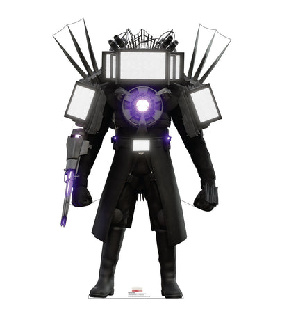 Life-Size Titan TV Man (Skibidi Toilet) Cardboard Cutout - All Cutouts