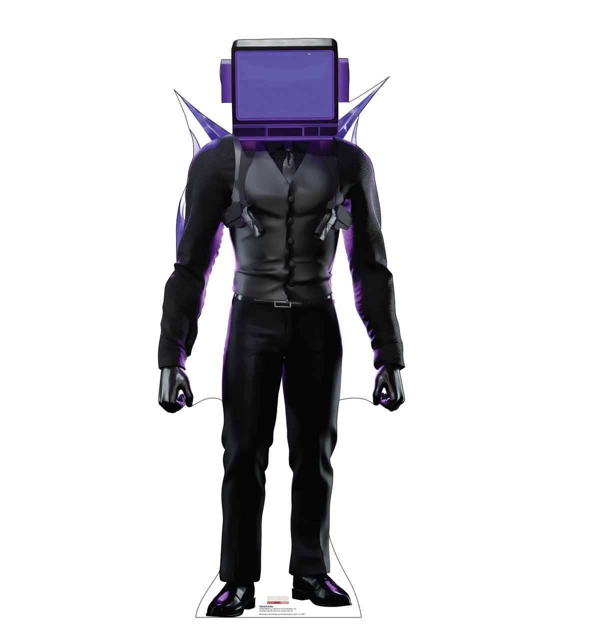 Life-Size Dark TV Man (Skibidi Toilet) Cardboard Cutout - All Cutouts