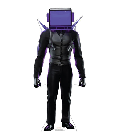 Life-Size Dark TV Man (Skibidi Toilet) Cardboard Cutout - All Cutouts