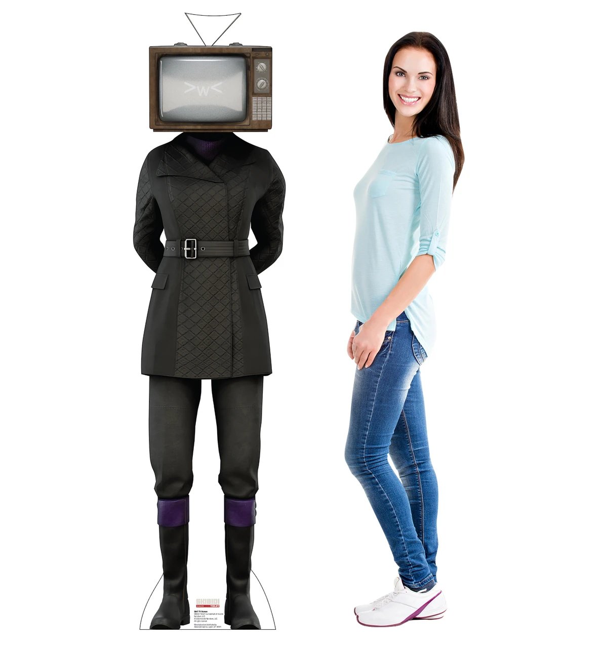Life-Size TV Woman (Skibidi Toilet) Cardboard Cutout - All Cutouts