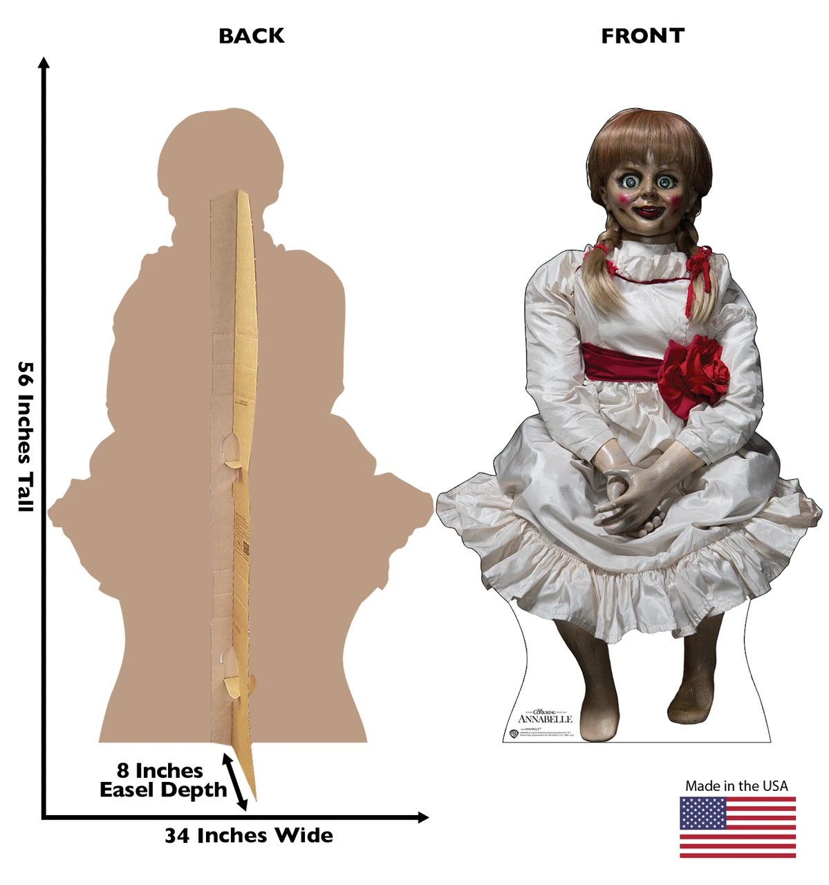 Life-Size Annabelle (The Conjuring) Cardboard Cutout - All Cutouts