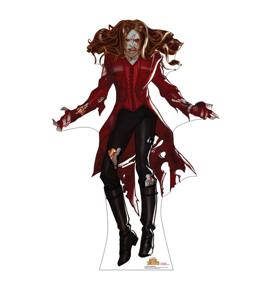 Life-Size Zombie Scarlet Witch (Marvel Zombies) Cardboard Cutout - All Cutouts