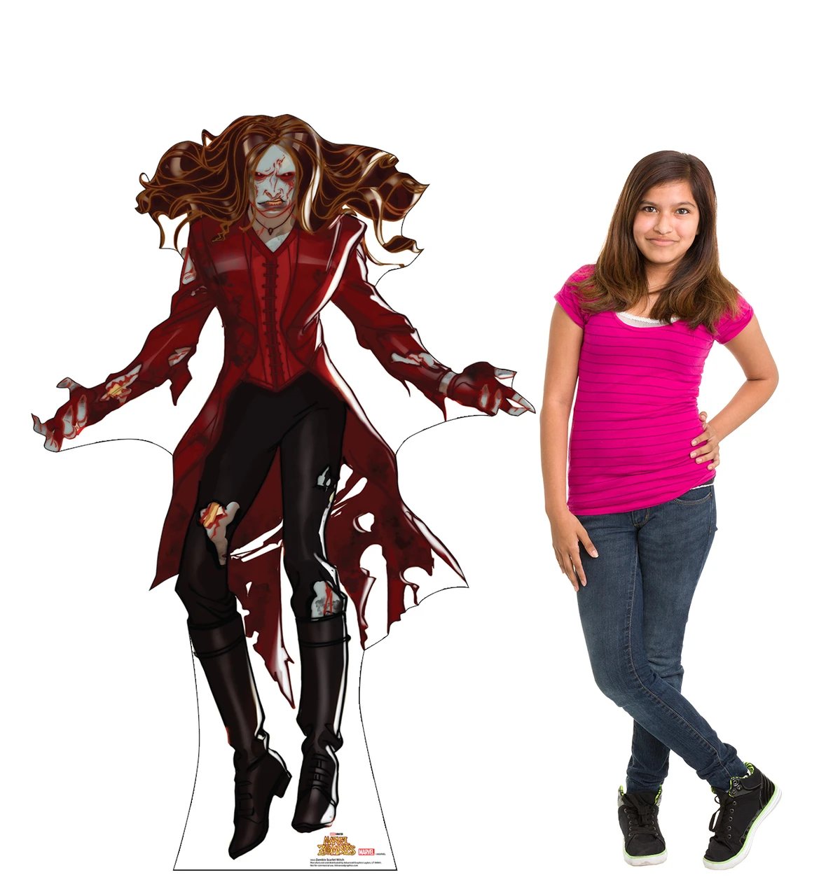 Life-Size Zombie Scarlet Witch (Marvel Zombies) Cardboard Cutout - All Cutouts