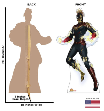Life-Size Zombie Captain Marvel (Marvel Zombies) Cardboard Cutout - All Cutouts