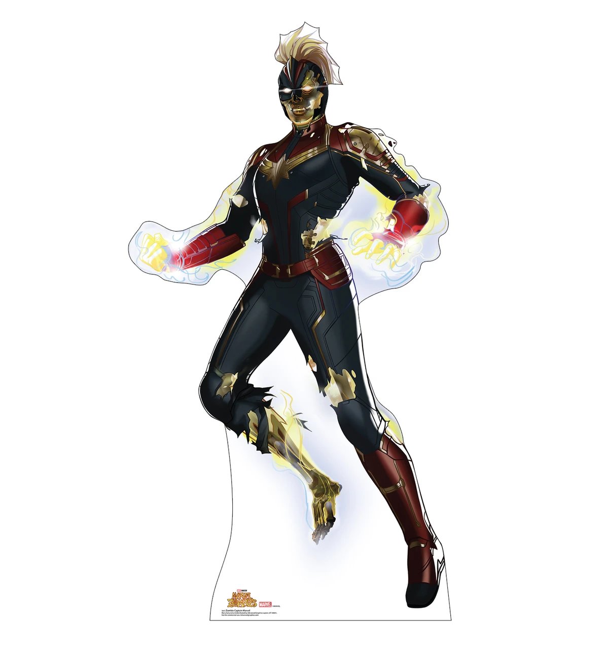 Life-Size Zombie Captain Marvel (Marvel Zombies) Cardboard Cutout - All Cutouts