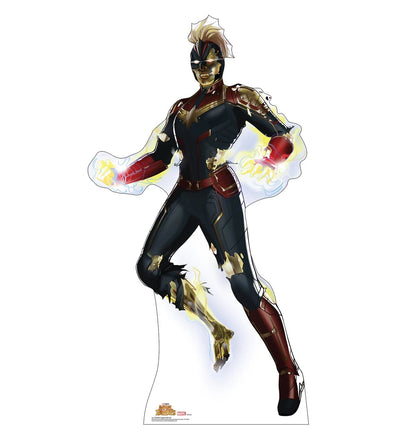 Life-Size Zombie Captain Marvel (Marvel Zombies) Cardboard Cutout - All Cutouts