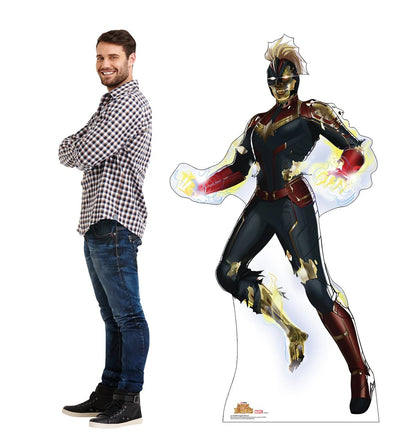Life-Size Zombie Captain Marvel (Marvel Zombies) Cardboard Cutout - All Cutouts