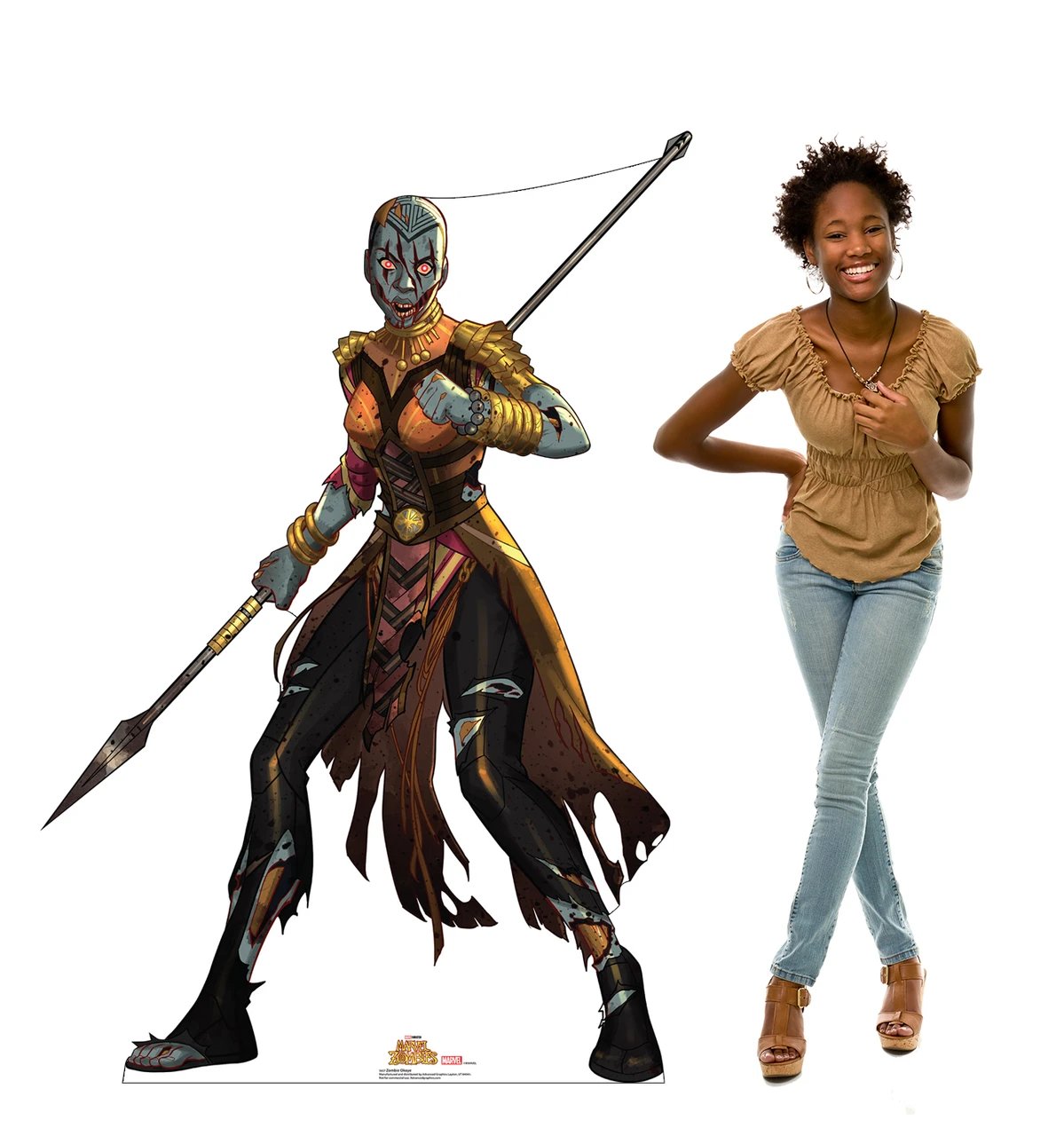 Life-Size Zombie Okoye (Marvel Zombies) Cardboard Cutout - All Cutouts