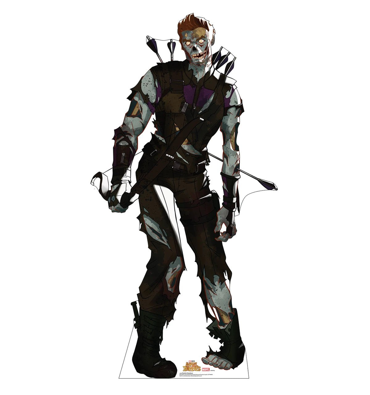 Life-Size Zombie Hawkeye (Marvel Zombies) Cardboard Cutout - All Cutouts