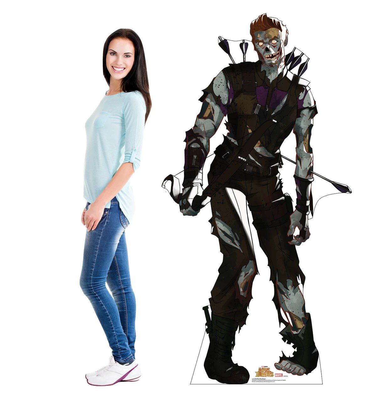 Life-Size Zombie Hawkeye (Marvel Zombies) Cardboard Cutout - All Cutouts