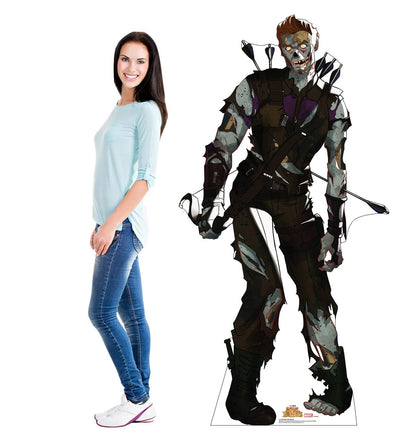 Life-Size Zombie Hawkeye (Marvel Zombies) Cardboard Cutout - All Cutouts