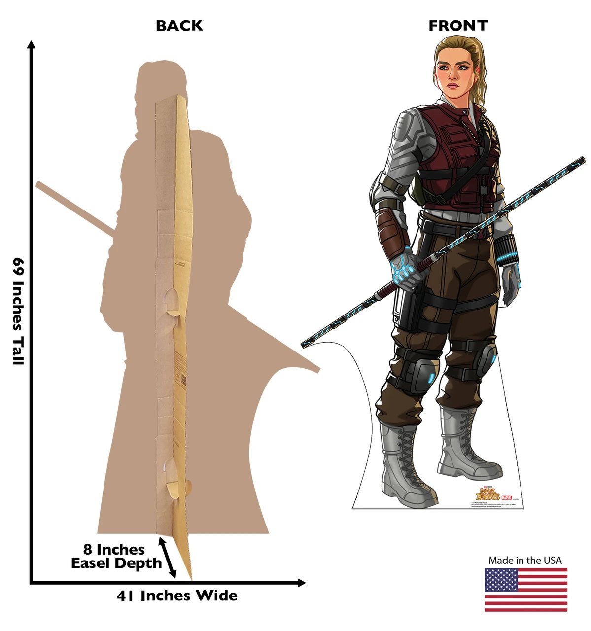 Life-Size Yelena Belova (Marvel Zombies) Cardboard Cutout - All Cutouts