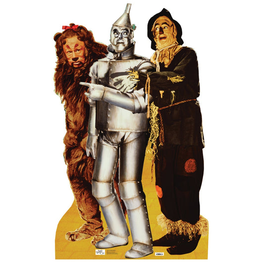 Life-size Lion, Tin Man, and Scarecrow Cardboard Cutout - All Cutouts