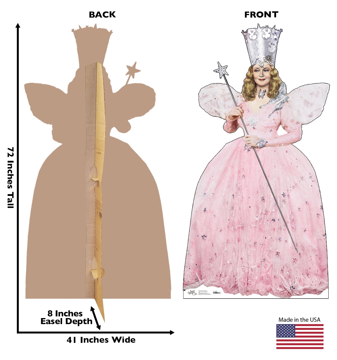 Life-size Glinda the Good Witch Cardboard Standup | Cardboard Cutout - All Cutouts