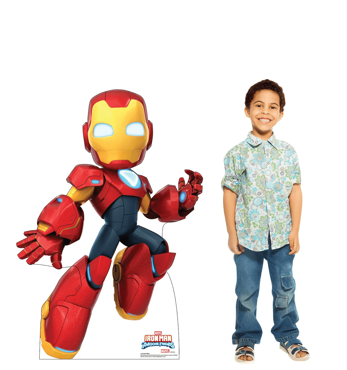 Life-Size Iron Man (Iron Man and his Awesome Friends) Cardboard Cutout - All Cutouts