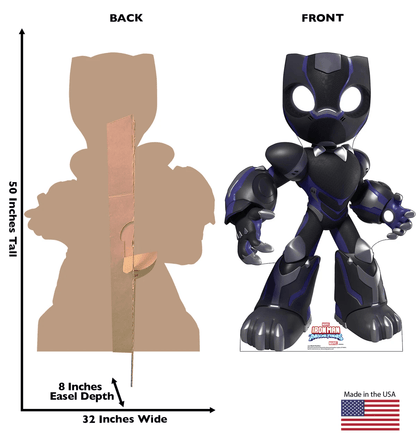 Life-Size Black Panther (Iron Man and his Awesome Friends) Cardboard Cutout - All Cutouts