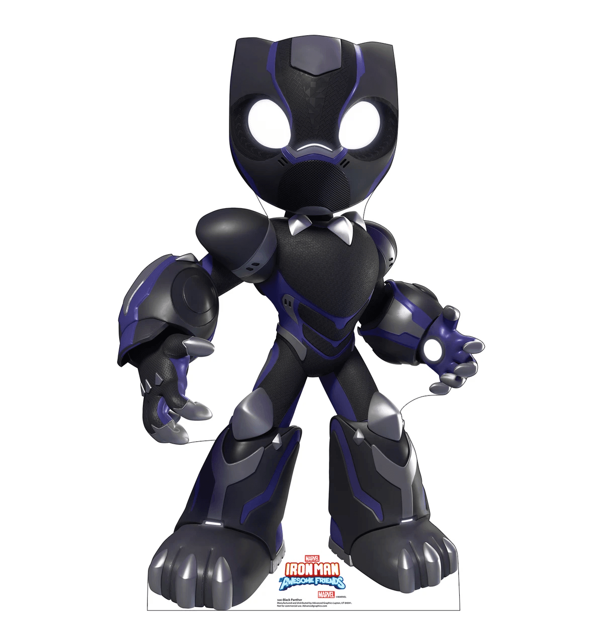 Life-Size Black Panther (Iron Man and his Awesome Friends) Cardboard Cutout - All Cutouts