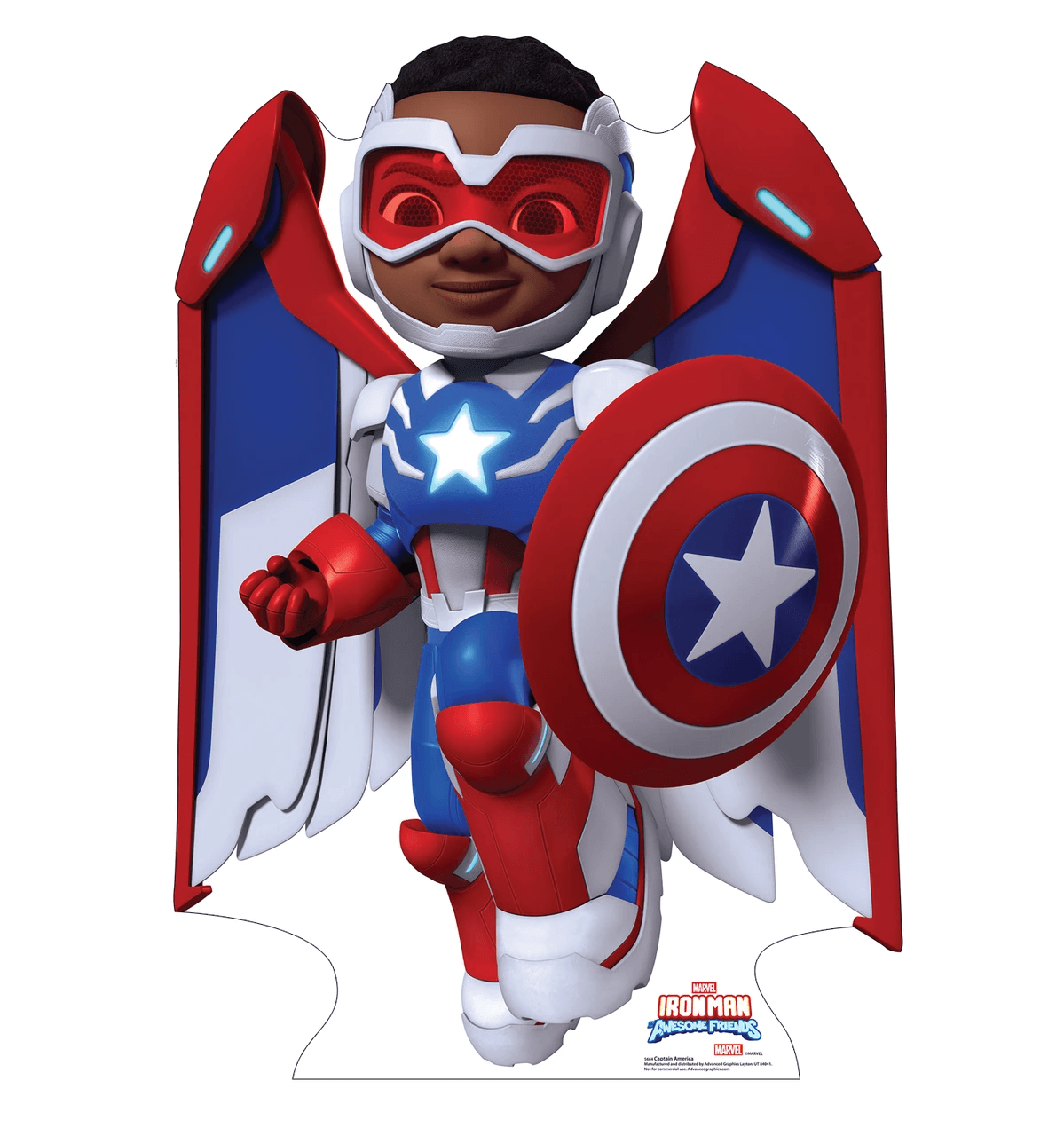 Life-Size Captain America (Iron Man and his Awesome Friends) Cardboard Cutout - All Cutouts