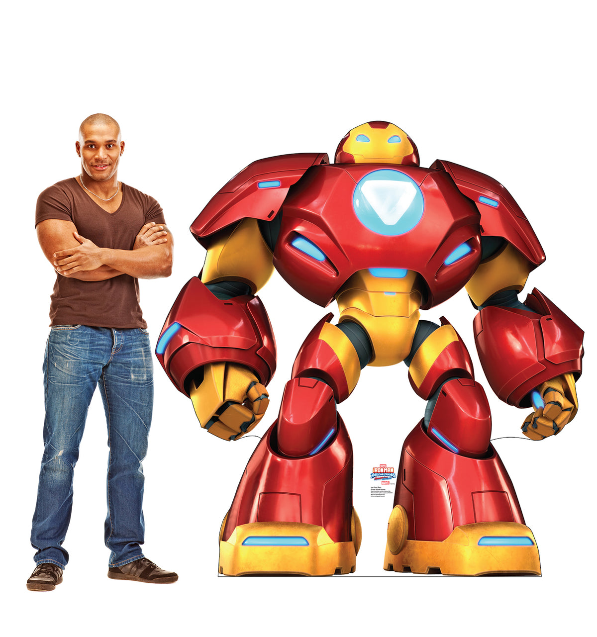 Life-Size Iron Man Iron Man and His Awesome Friends Giant-Sized Armor Cardboard Cutout - All Cutouts